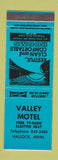 Matchbook Cover - Valley Motel Hallock MN