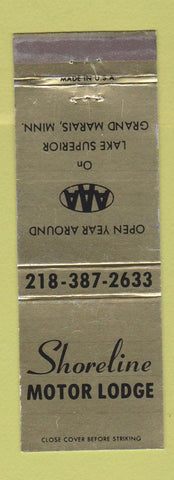 Matchbook Cover - Shoreline Motor Lodge Grand Marais MN