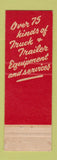 Matchbook Cover - Bendix Power Brake St Paul MN WEAR