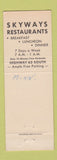 Matchbook Cover - Condor Rochester MN Airport