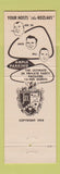 Matchbook Cover - Jax Cafe Minneapolis MN