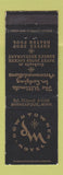Matchbook Cover - Downtowner Motel Minneapolis MN