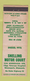Matchbook Cover - Snelling Motor Court Minneapolis MN