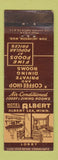 Matchbook Cover - Hotel Albert Lea MN WORN