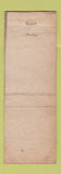 Matchbook Cover - Dean Butler Midland Laundry Equipment Minneapolis MN