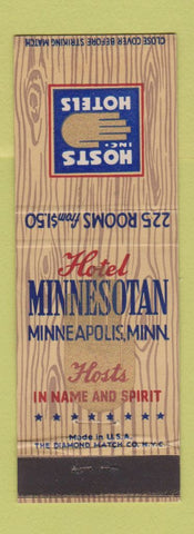 Matchbook Cover - Hotel Minnesotan Minneapolis MN