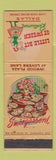 Matchbook Cover - Little Bit of Sweden Dallas TX girlie