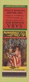 Matchbook Cover - Sara Hats Fort Worth TX