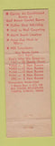 Matchbook Cover - Koronado Hotel Kourts San Antonio Corpus Christi TX Joplin MO