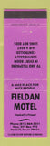 Matchbook Cover - Fieldan Motel Haskell TX