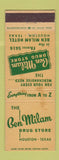 Matchbook Cover - Ben Milan Drug Store Houston TX
