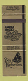 Matchbook Cover - Bay Harbor Inn Cedar Point Sandusky OH