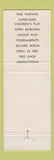 Matchbook Cover - Cal Bowling Lakewood CA