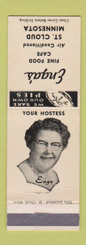 Matchbook Cover - Enga's Restaurant St Cloud MN