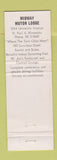 Matchbook Cover - Midway Motor Lodge Minneapolis St Paul MN