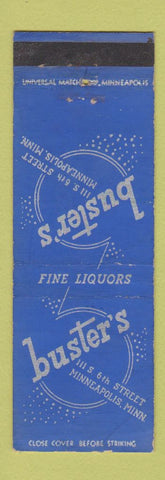 Matchbook Cover - Buster's Restaurant Minneapolis MN