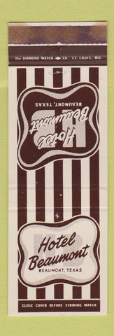 Matchbook Cover - Hotel Beaumont TX WEAR