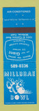 Matchbook Cover - Millbrae Bowling Millbrae CA