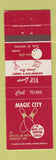 Matchbook Cover - Magic City Bowling Barberton OH
