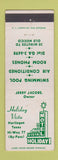 Matchbook Cover - Holiday Vista Harlingen TX motel