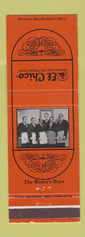 Matchbook Cover - El Chico Mexican Food