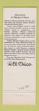 Matchbook Cover - El Chico Mexican Food