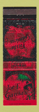 Matchbook Cover - Joe T Garcia's Mexican Food Fort Worth TX