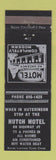 Matchbook Cover - Hutch Motel Hutchinson MN
