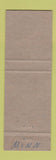 Matchbook Cover - Hutch Motel Hutchinson MN