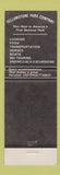 Matchbook Cover - Yellowstone Park