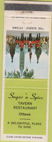 Matchbook Cover - Sugar n Spcie Tavern Ottawa?