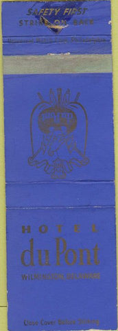 Matchbook Cover - Hotel Du Pont Wilmington DE