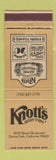 Matchbook Cover - Knott's Berry Farm Buena Park CA