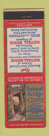 Matchbook Cover - Natural Bridge VA WEAR