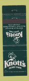 Matchbook Cover - Knott's Berry Farm Buena Park CA