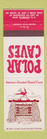 Matchbook Cover - Polar Caves Plymouth NH