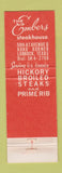 Matchbook Cover - The Embers Steak House Lubbock TX