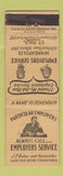 Matchbook Cover - JP Baker Associates St Paul Minneapolis MN WEAR