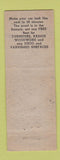 Matchbook Cover - Alux Specialties Manufacturing St Paul MN WORN
