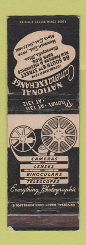 Matchbook Cover - National Camera Exchange Minneapolis MN WEAR