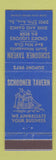 Matchbook Cover - Schooner Tavern Minneapolis MN