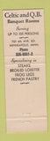 Matchbook Cover - Charlie's Cafe Exceptionale Minneapolis MN