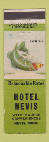 Matchbook Cover - Hotel Nevis MN