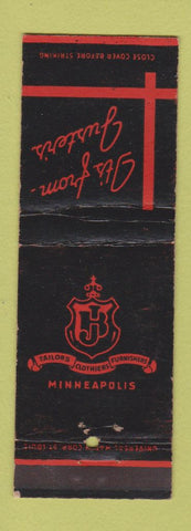 Matchbook Cover - Tailors Clothes Minneapolis MN WEAR