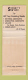 Matchbook Cover - State Bank of Wendell MN WEAR