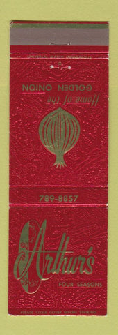 Matchbook Cover - Arthur's Four Seasons Golden Onion Minneapolis MN
