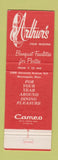 Matchbook Cover - Arthur's Four Seasons Golden Onion Minneapolis MN