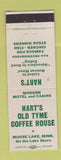 Matchbook Cover - Hart's Old Tyme Coffee House Moose Lake MN