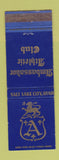 Matchbook Cover - Ambassador Athletic Club Salt Lake City UT WEAR