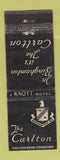 Matchbook Cover - The Carlton Bignhamton NY WORN